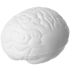 Barrie Antistress Gehirn, weiss bedrucken, Art.-Nr. 21015000