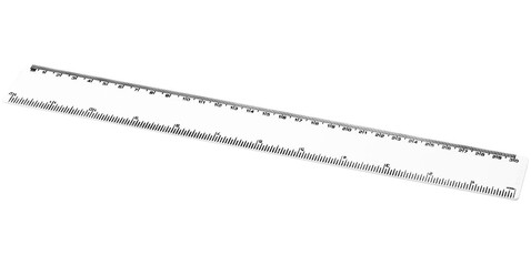 Renzo 30 cm Kunststofflineal, weiss bedrucken, Art.-Nr. 21053505