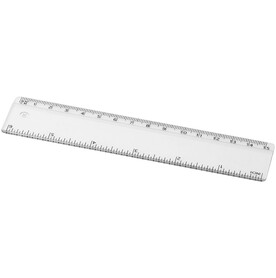 Renzo 15 cm Kunststofflineal, transparent klar bedrucken, Art.-Nr. 21053600