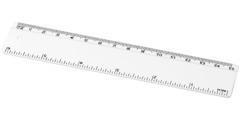 Renzo 15 cm Kunststofflineal, weiss bedrucken, Art.-Nr. 21053605