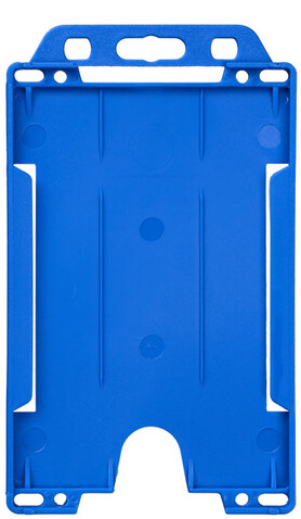 Pierre Ausweishalter aus Kunststoff, blau bedrucken, Art.-Nr. 21060601