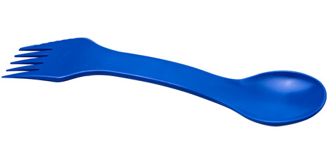 Epsy 3-in-1 Löffel, Gabel und Messer, blau bedrucken, Art.-Nr. 21081201