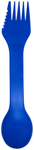 Epsy 3-in-1 Löffel, Gabel und Messer, blau bedrucken, Art.-Nr. 21081201