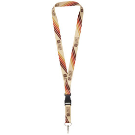 Bucks Sublimation Lanyard mit Schnappverschluss, schwarz, weiss, 10mm bedrucken, Art.-Nr. 1PL0030C