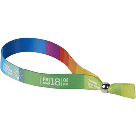Evi Sublimation Festival Armband mit Metallverschluss, weiss bedrucken, Art.-Nr. 1PL01301