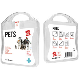 mykit, first aid, kit, animals, pets, weiss bedrucken, Art.-Nr. 1Z251501