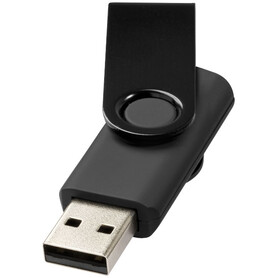 Rotate Metallic USB-Stick, schwarz, 1GB bedrucken, Art.-Nr. 1Z42000D Rotate Metallic USB-Stick, schwarz, 1GB bedrucken, Art.-Nr. 1Z42000D