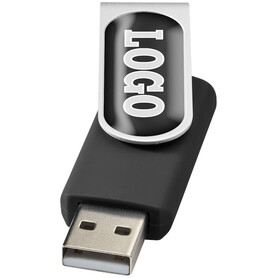 Rotate Doming USB-Stick, schwarz, 1GB bedrucken, Art.-Nr. 1Z43000D Rotate Doming USB-Stick, schwarz, 1GB bedrucken, Art.-Nr. 1Z43000D