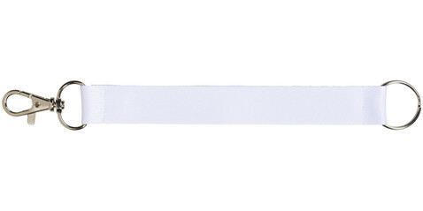 Mini Sublimation Schlüsselband mit Ring, weiss, 15mm bedrucken, Art.-Nr. 1PL0120F