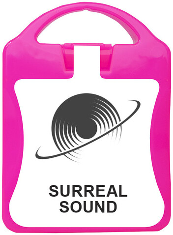 MyKit Flugzeug Reiseset, magenta bedrucken, Art.-Nr. 1Z251205