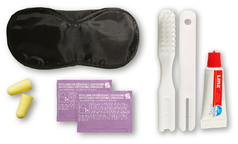 MyKit Flugzeug Reiseset, magenta bedrucken, Art.-Nr. 1Z251205