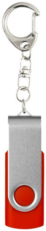 Rotate mit Schlüsselanhänger USB-Stick, mittelrot, 64GB bedrucken, Art.-Nr. 1Z40006M
