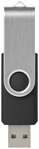 Rotate USB-Stick, schwarz, 2GB bedrucken, Art.-Nr. 1Z41000F