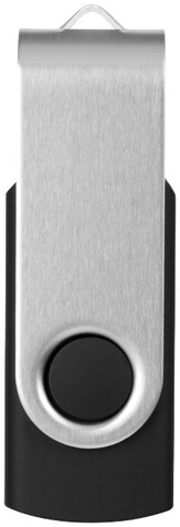 Rotate USB-Stick, schwarz, 2GB bedrucken, Art.-Nr. 1Z41000F
