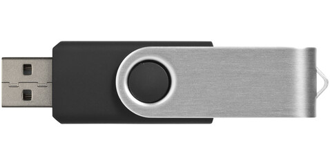 Rotate USB-Stick, schwarz, 2GB bedrucken, Art.-Nr. 1Z41000F