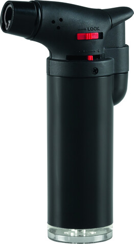 Lux Torch Jet-Flame Feuerzeug – schwarz bedrucken, Art.-Nr. 5849B