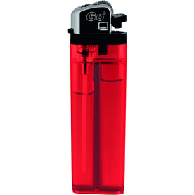 GO Transparent Einweg Feuerzeug – rot bedrucken, Art.-Nr. 681013 GO Transparent Einweg Feuerzeug – rot bedrucken, Art.-Nr. 681013