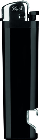 GO Flaschenöffner Einweg – schwarz bedrucken, Art.-Nr. 68125E