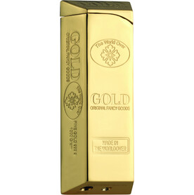 ZORR Goldbarren Piezo Feuerzeug – gold bedrucken, Art.-Nr. 70930A