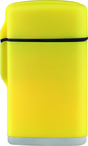 ZORR Rubber Jet-Flame Feuerzeug – gelb bedrucken, Art.-Nr. 71055C