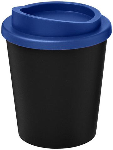 Americano® Espresso 250 ml Isolierbecher, schwarz, blau bedrucken, Art.-Nr. 21009202