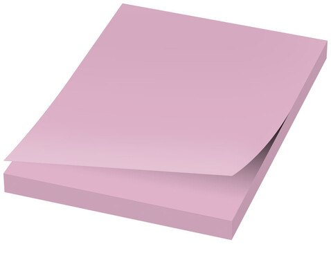Sticky-Mate® Haftnotizen 50 x 75 mm, hellrosa bedrucken, Art.-Nr. 21092042