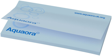 Sticky-Mate® Haftnotizen 127 x 75 mm, hellblau bedrucken, Art.-Nr. 21096012