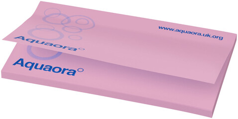 Sticky-Mate® Haftnotizen 127 x 75 mm, hellrosa bedrucken, Art.-Nr. 21096044