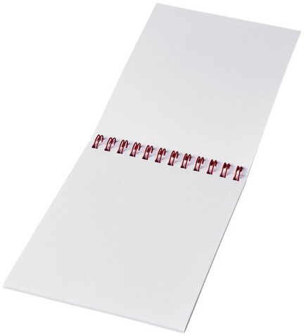 Desk-Mate® A6 Notizbuch mit Spiralbindung, weiss bedrucken, Art.-Nr. 21252002
