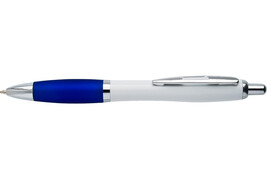 Kugelschreiber AP1001w – blau bedrucken, Art.-Nr. AP1001w_blau