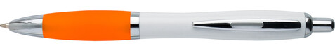 Kugelschreiber AP1001w – orange bedrucken, Art.-Nr. AP1001w_orange