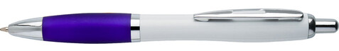 Kugelschreiber AP1001w – violett bedrucken, Art.-Nr. AP1001w_violett