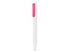 Kugelschreiber SPLIT–weiss/neon pink transparent bedrucken, Art.-Nr. 00126_0101_3890