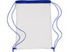 Schuh-/Rucksack (Turnbeutel) 'Gymnastic' aus PVC – Kobaltblau bedrucken, Art.-Nr. 023999999_0927
