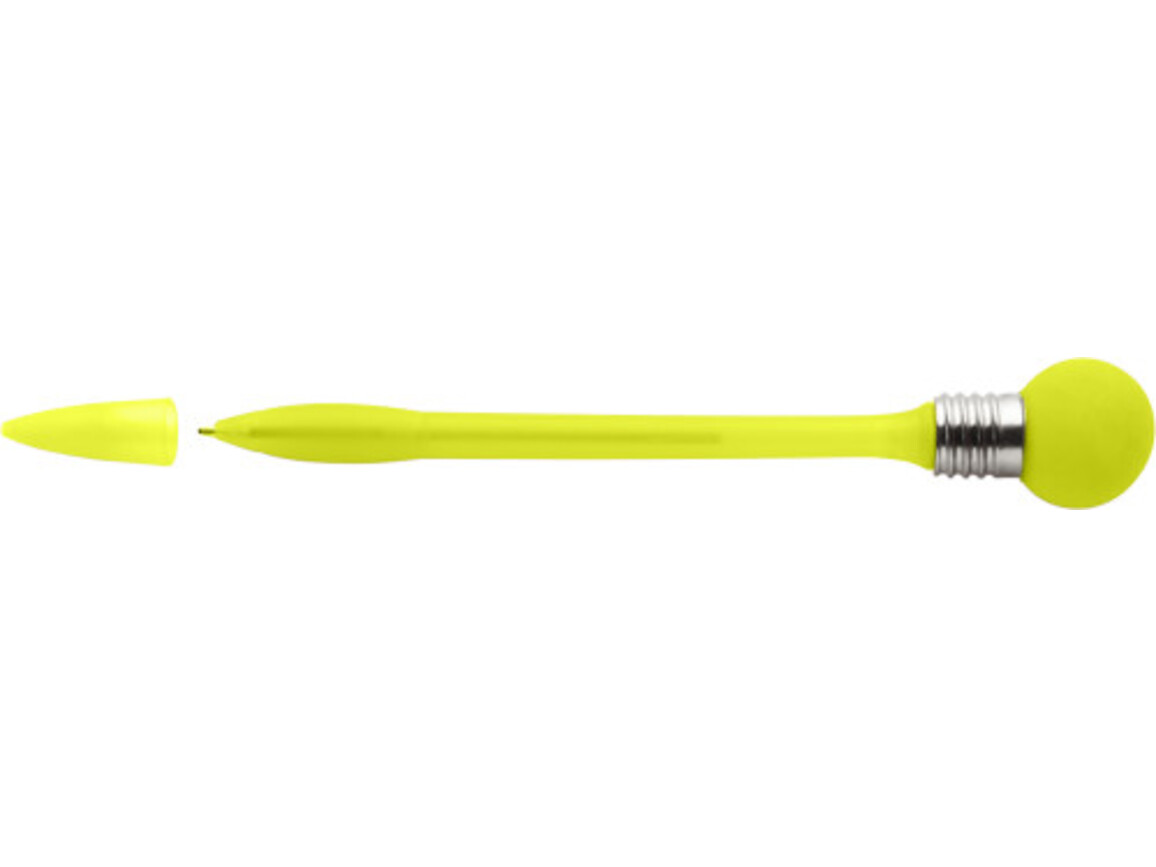 Kugelschreiber 'Blinker' aus Kunststoff – Gelb bedrucken, Art.-Nr. 006999999_1018