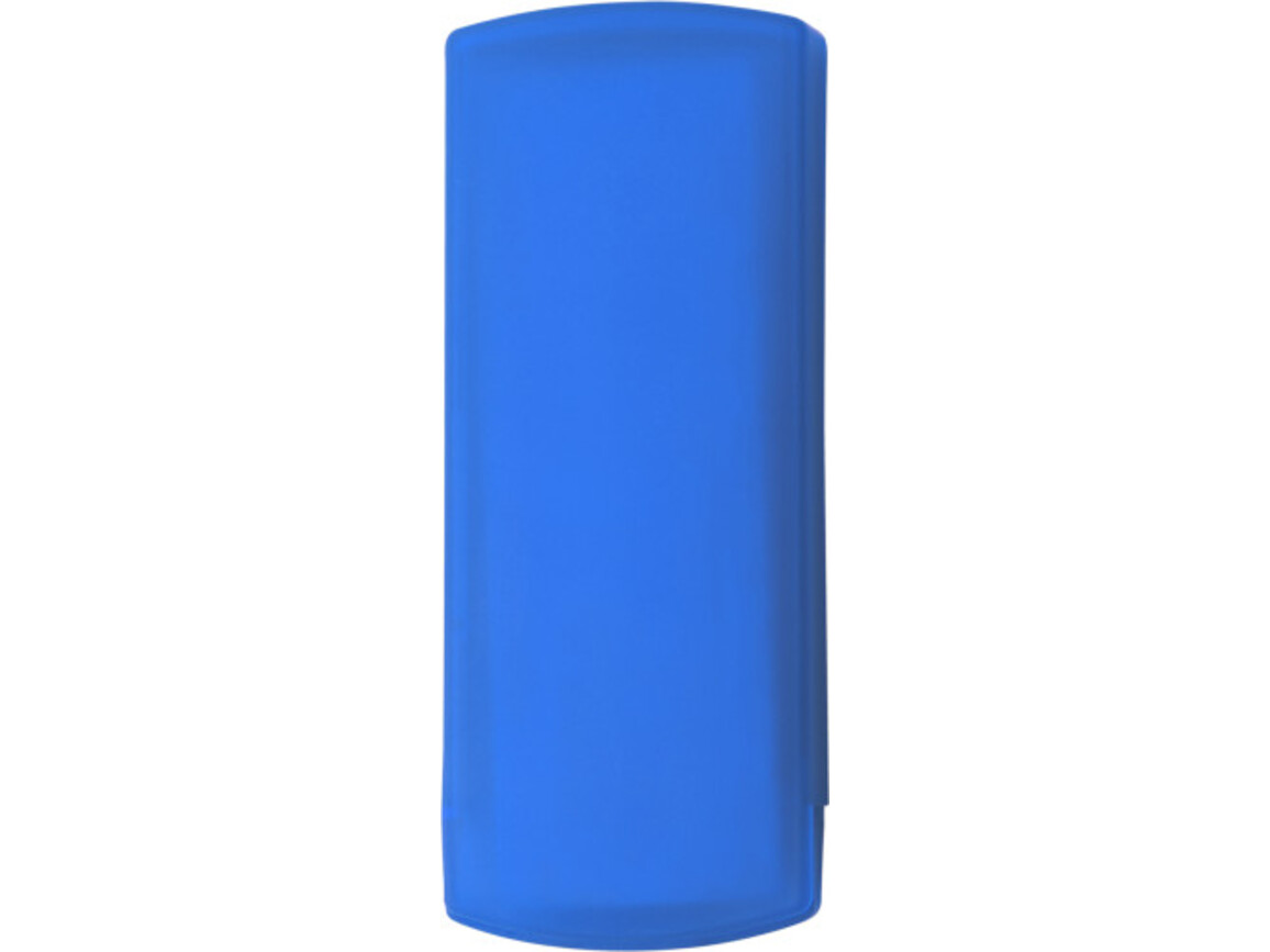 Pflasterbox 'Pocket' aus Kunststoff – Kobaltblau bedrucken, Art.-Nr. 023999999_1020