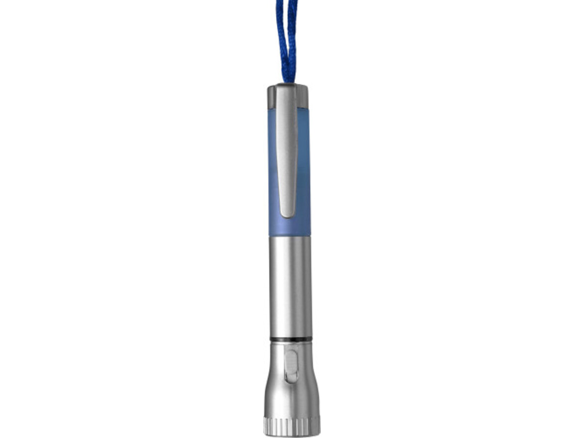 LED-Lampe '2 in 1' aus Kunststoff – Hellblau bedrucken, Art.-Nr. 018999999_1211