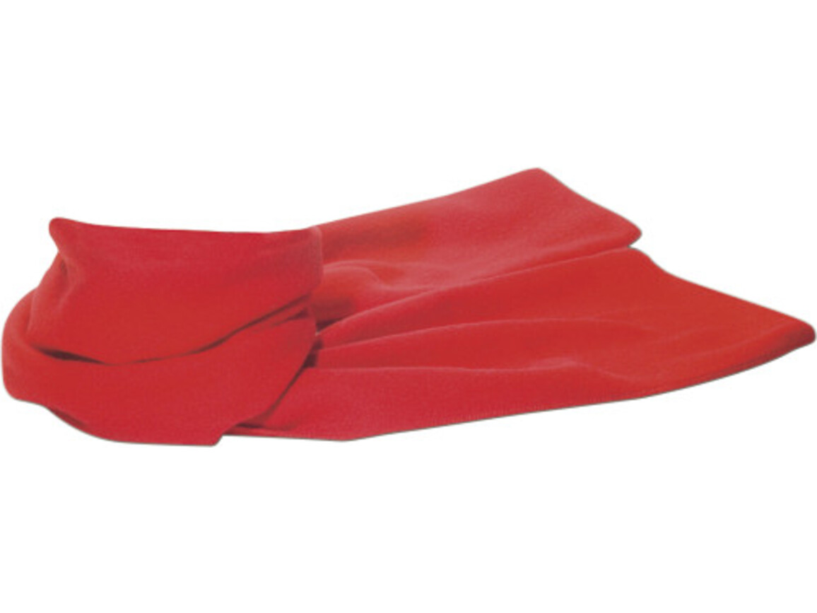 Fleece-Schal aus Polyester-Fleece Maddison – Rot bedrucken, Art.-Nr. 008999999_1743