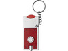 Schlüsselanhänger 'Spotlight' aus Kunststoff – Rot bedrucken, Art.-Nr. 008999999_1987
