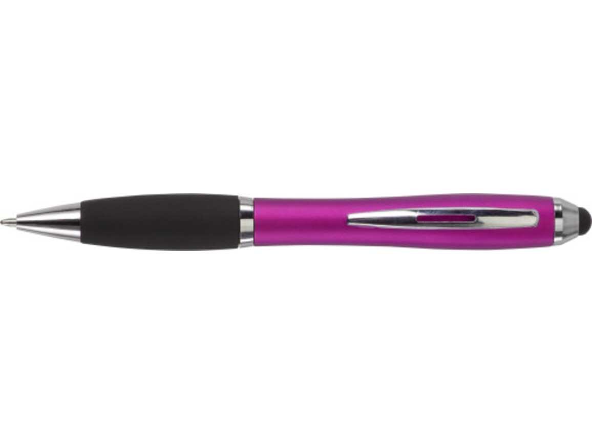 Kugelschreiber 'Bristol' aus Kunststoff – Rosa bedrucken, Art.-Nr. 017999999_2430