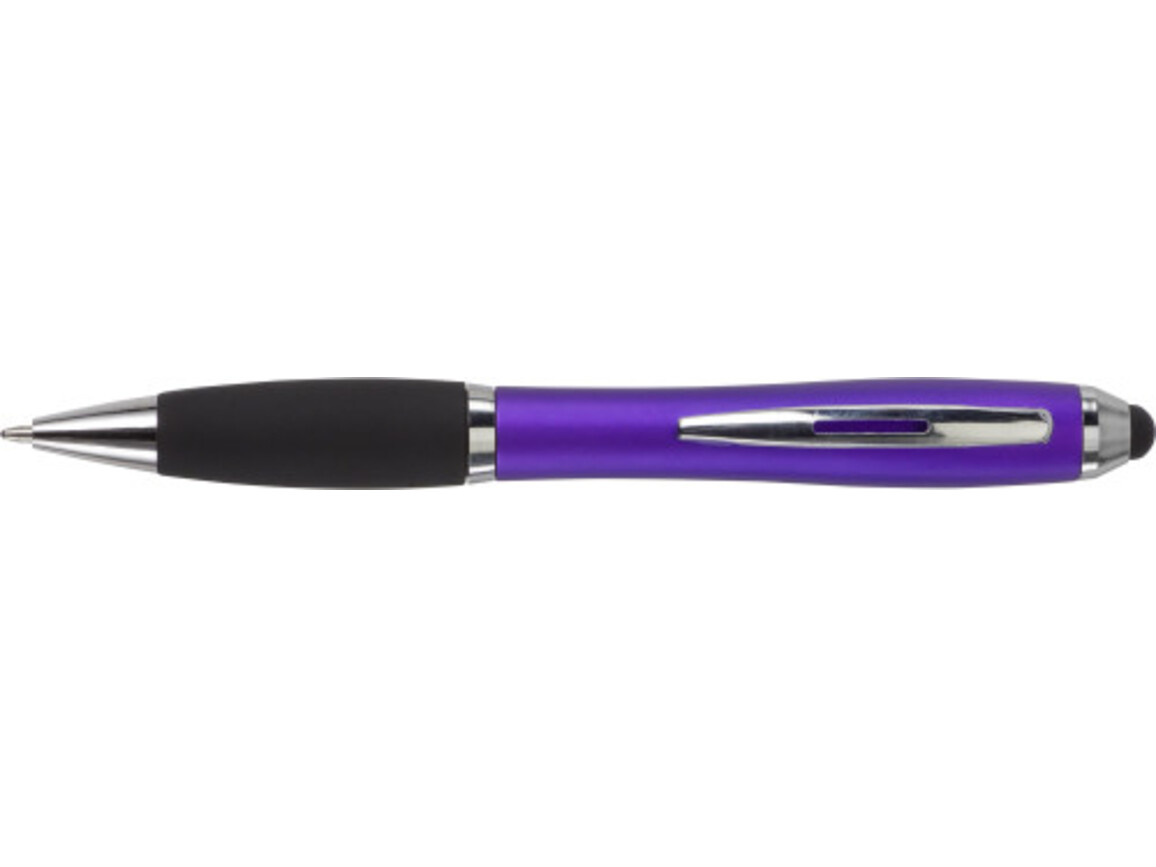 Kugelschreiber aus Kunststoff Lana – Violett bedrucken, Art.-Nr. 024999999_2430