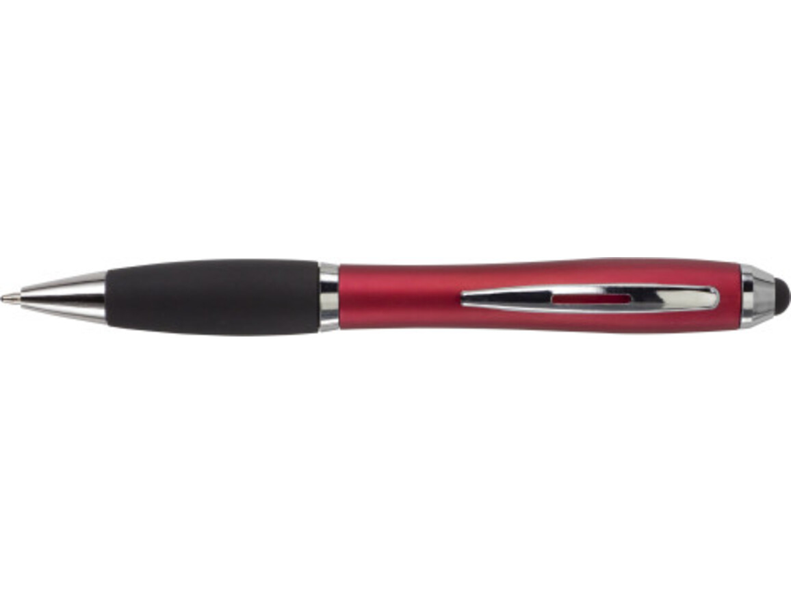 Kugelschreiber aus Kunststoff Lana – Rot bedrucken, Art.-Nr. 008999999_2430