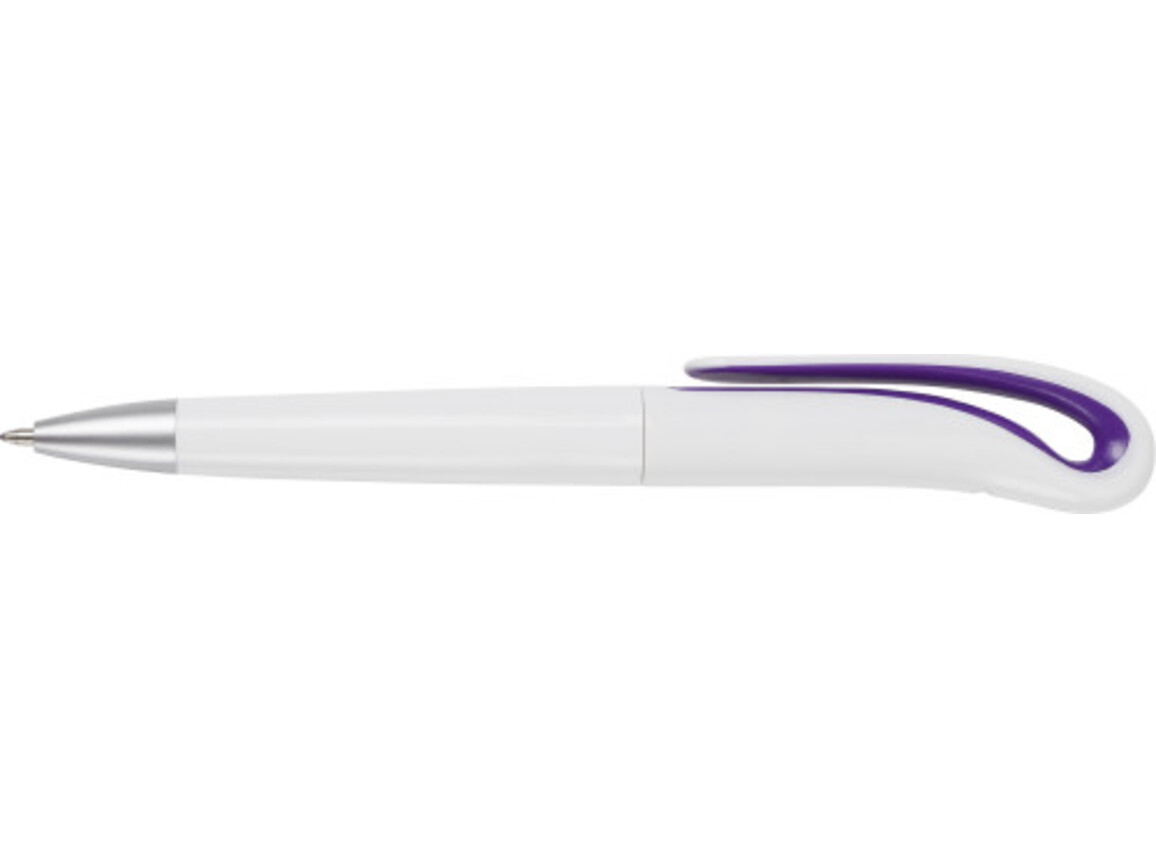 Kugelschreiber aus Kunststoff Ibiza – Violett bedrucken, Art.-Nr. 024999999_2442