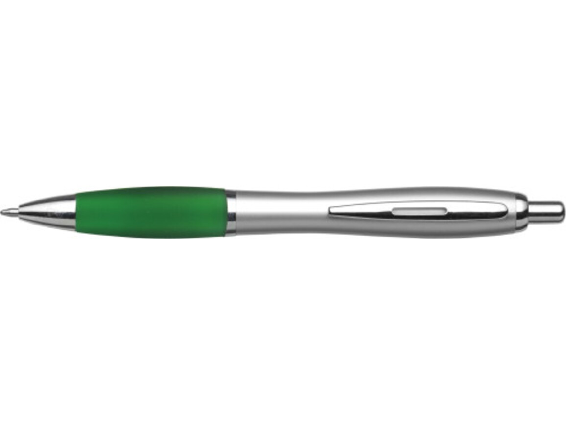 Kugelschreiber 'Cardiff' aus Kunststoff – Grün bedrucken, Art.-Nr. 004999999_3011