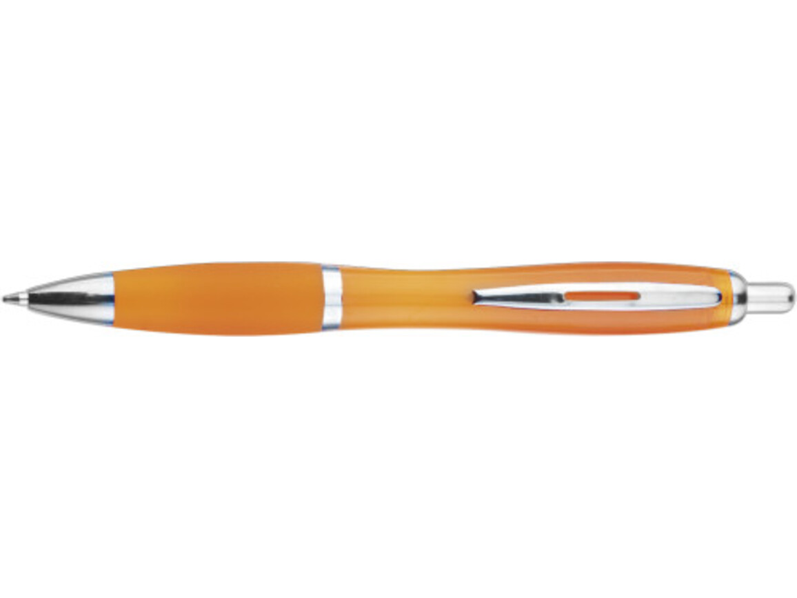 Kugelschreiber aus Kunststoff Newport – Orange bedrucken, Art.-Nr. 007999999_3015