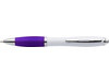 Kugelschreiber aus Kunststoff Swansea – Violett bedrucken, Art.-Nr. 024999999_3018