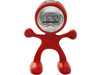 Tischuhr 'Magic Men' aus flexiblem ABS-Kunststoff – Rot bedrucken, Art.-Nr. 008999999_3073