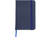 Notizbuch 'Color-Line' A5 aus PU – Blau bedrucken, Art.-Nr. 005999999_3076