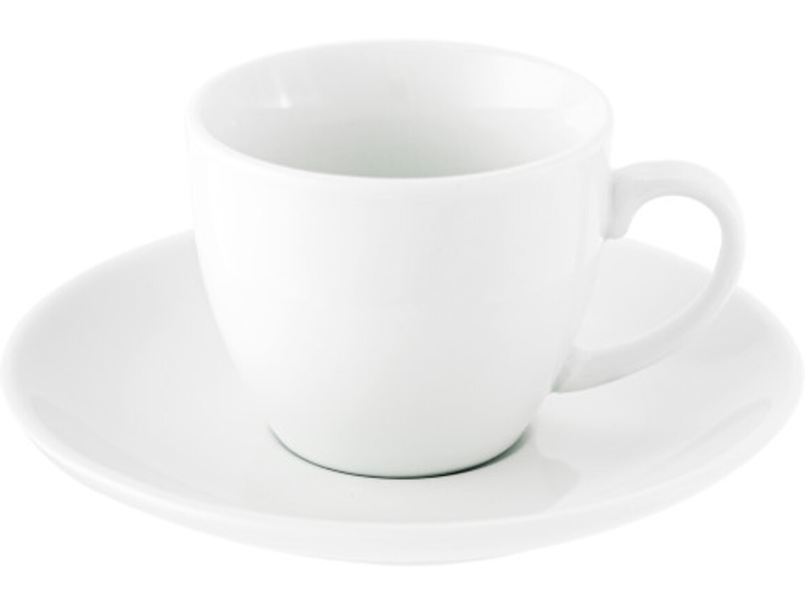 Espresso-Tasse aus Porzellan Leopold – Weiß bedrucken, Art.-Nr. 002999999_3177
