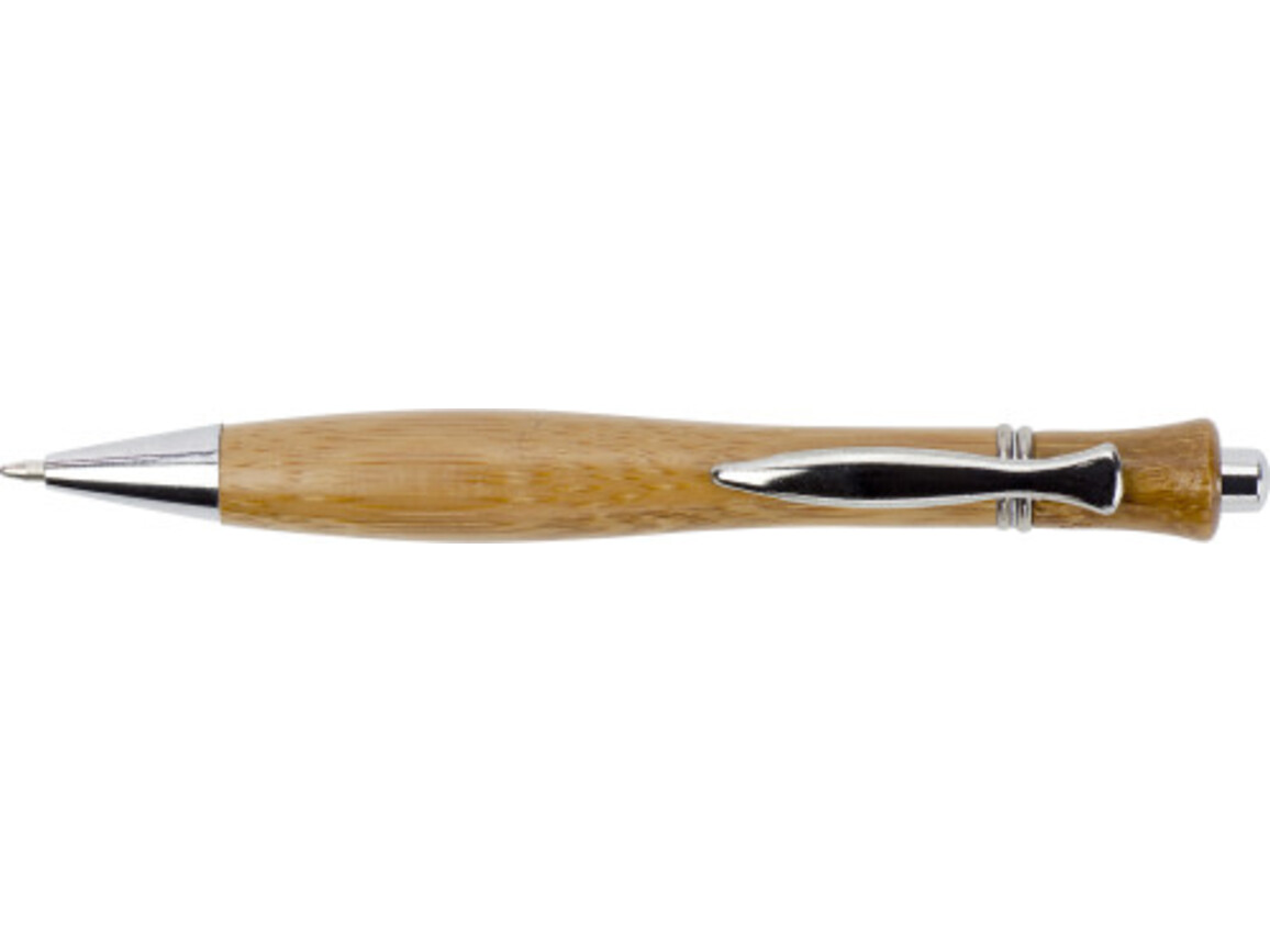 Kugelschreiber 'Montana' aus Bambus – Braun bedrucken, Art.-Nr. 011999999_3788